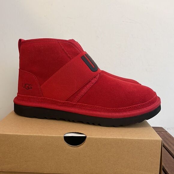 UGG Kid Neumel II Graphic Boots Red US Big Kid 5 Y/UK 4/EU 37 - Picture 9 of 15